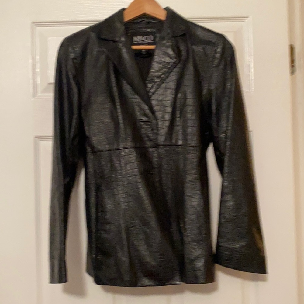 Faux croc blazer / jacket